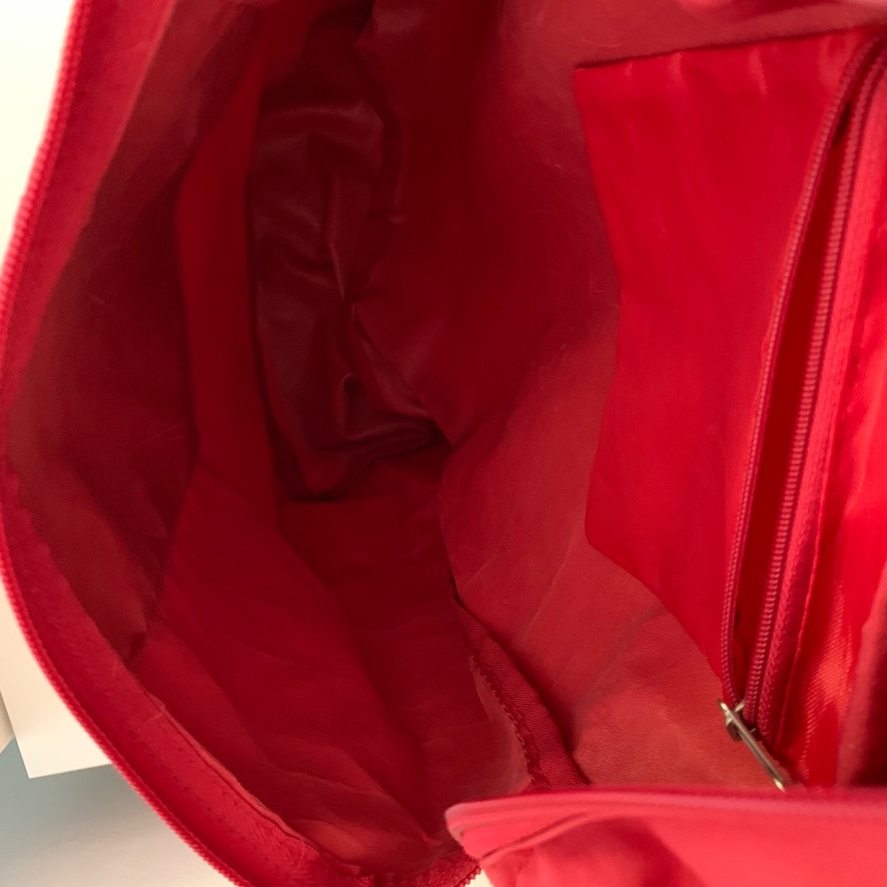 Red Nylon Lightweight backpack - Picture 3 of 3